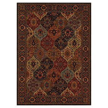 3' 5" x 5' 6" (03x06) Persian Bazaar Collection Levant Multi Synthetic Rug #014768
