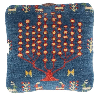 12" x 12" x 3" Knotted Pillow Collection Tribal Pillow #016231