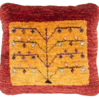 12" x 12" x 3" Knotted Pillow Collection Tribal Pillow #016246