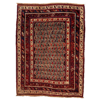 4' 3" x 6' 0" (04x06) Semi-antique Collection Afshar Wool Rug #011535