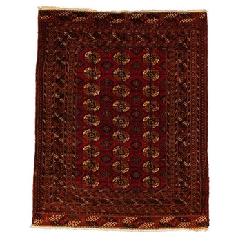 4' 5" x 5' 7" (04x06) Semi-antique Collection Tekke Wool Rug #015582