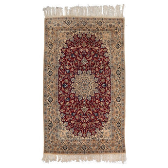 5' 5" x 9' 2" (05x09) Semi-antique Collection Nain Wool Rug #015588