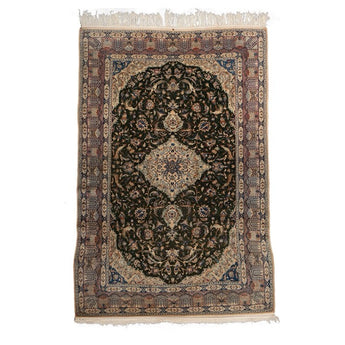 6' 6" x 9' 9" (07x10) Semi-antique Collection Nain Wool Rug #015589