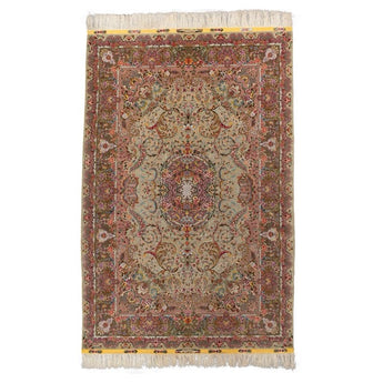 6' 10" x 10' 5" (07x10) Semi-antique Collection Tabriz Wool Rug #015590