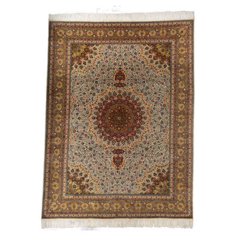 9' 10" x 13' 2" (10x13) Semi-antique Collection Tabriz Wool Rug #015592