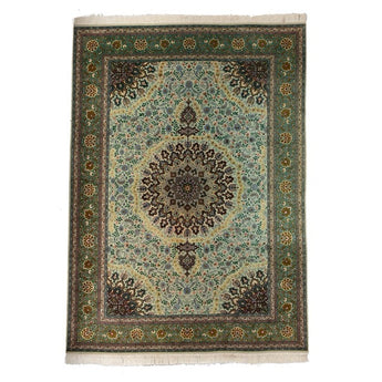 8' 4" x 11' 6" (08x12) Semi-antique Collection Tabriz Wool Rug #015593