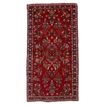 2' 1" x 4' 0" (02x04) Semi-antique Collection Sarouk Wool Rug #017688